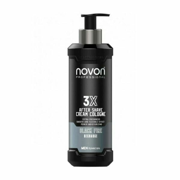 Novon Professional 3X After Shave Cream Cologne Black Fire 400ml