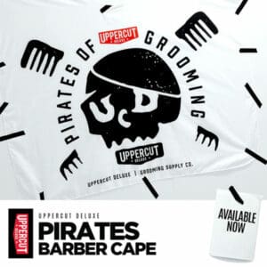 Uppercut Deluxe Barber Cape Pirates