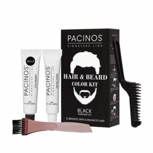 Pacinos Hair Beard Color Kit Black