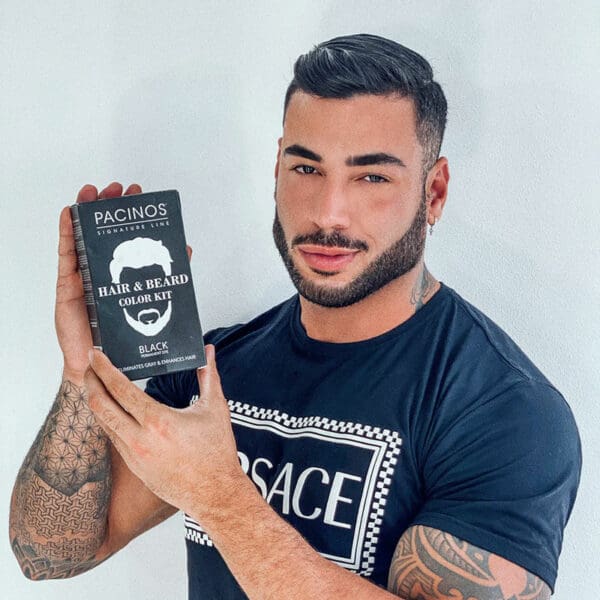 Pacinos Hair & Beard Color Kit Black