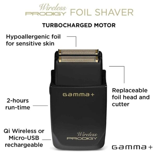 Gamma Wireless Prodigy Shaver