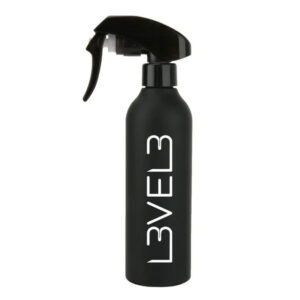 Level3 Rubberized Spray Bottle Black