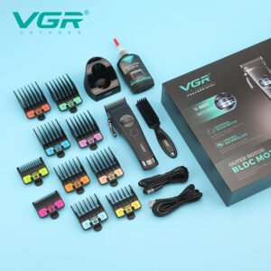 VGR BLDC Clipper Black
