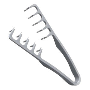 Χτένα Styling Plastic Mesh Comb Γκρι
